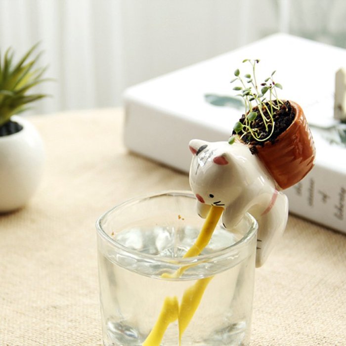 Clearance Animal Self Watering Plant Pot