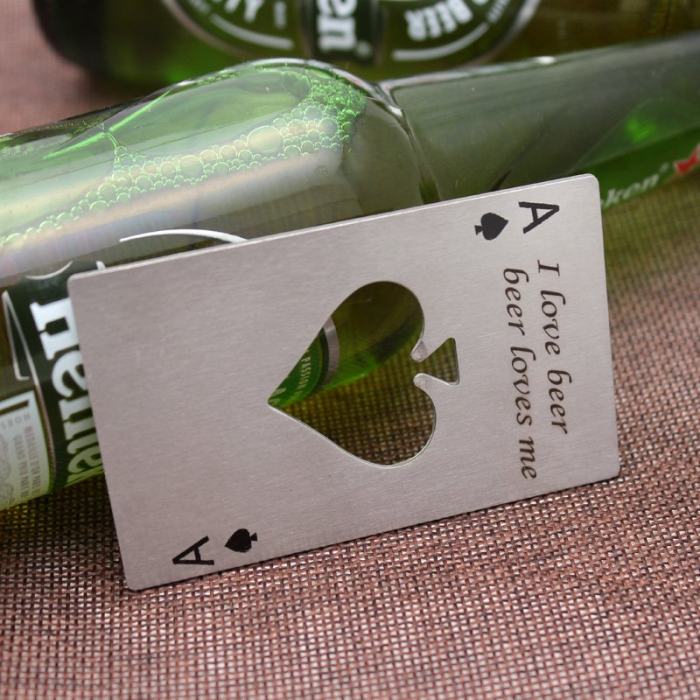 Poker Bottle Opener Gift for Groomsmen
