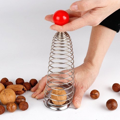 Spring Nutcracker Creative Spiral Spring Nut Cracker