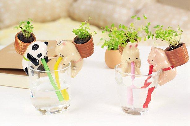 Clearance Animal Self Watering Plant Pot