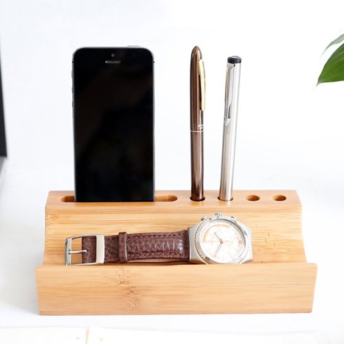 Bamboo Desktop Valet