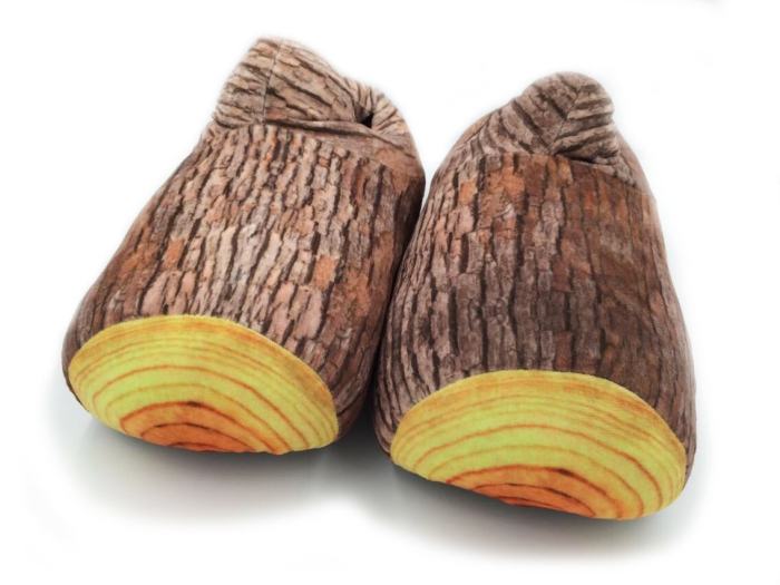 Wood Stump Slippers