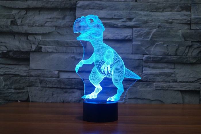 3D Dinosaur Light Show
