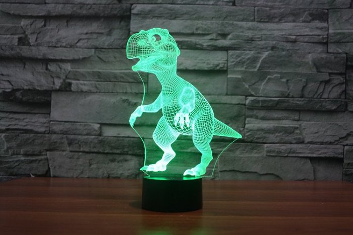 3D Dinosaur Light Show