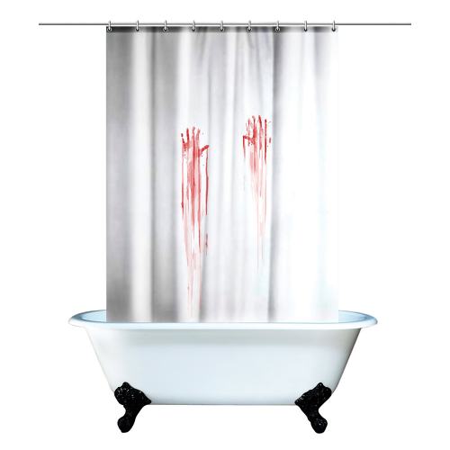 Blood Bath Shower Curtain