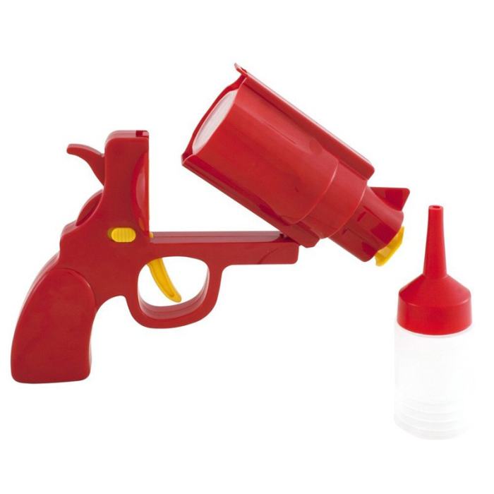 Condiment Gun Pistol Sauces Dispenser