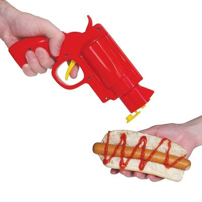 Condiment Gun Pistol Sauces Dispenser