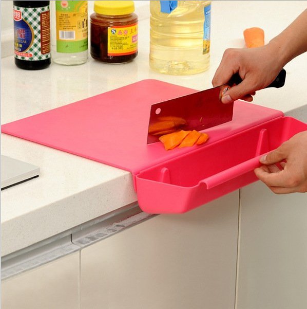 Collapsible Bin & Cutting Board