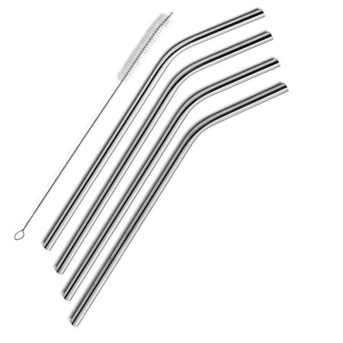Stainless Steel Straws 4PCS