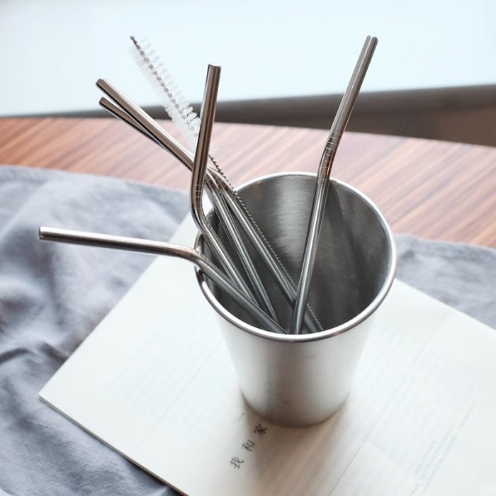 Stainless Steel Straws 4PCS