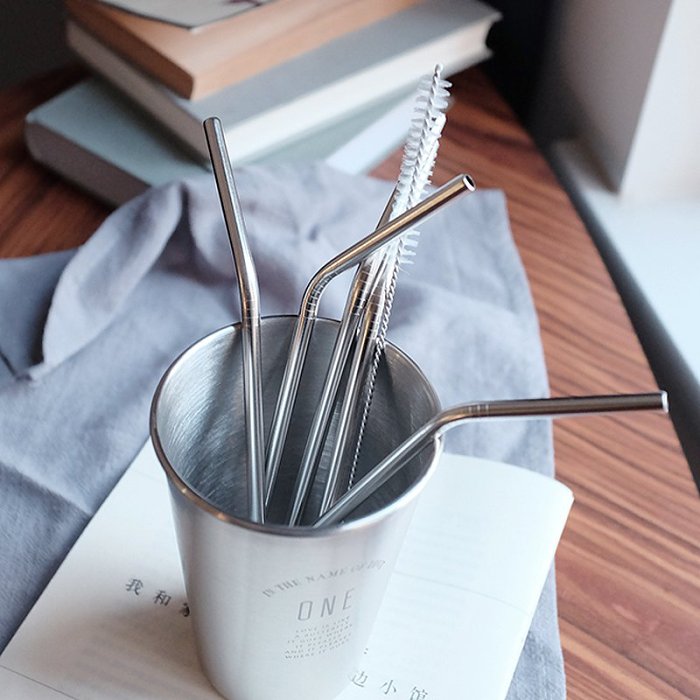 Stainless Steel Straws 4PCS