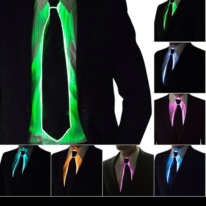 Light Up Black Tie by Electric Styles