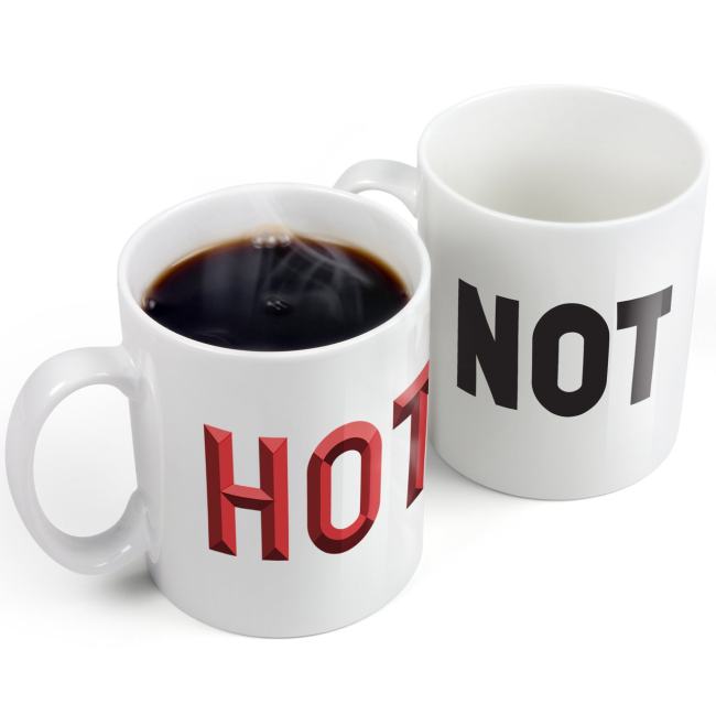 Not Hot Heat Sensitive Mug