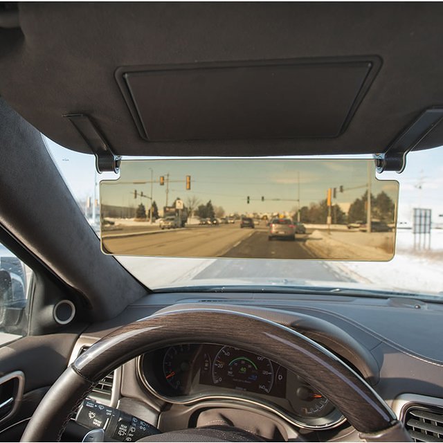 Driver's See Through Sun Visor