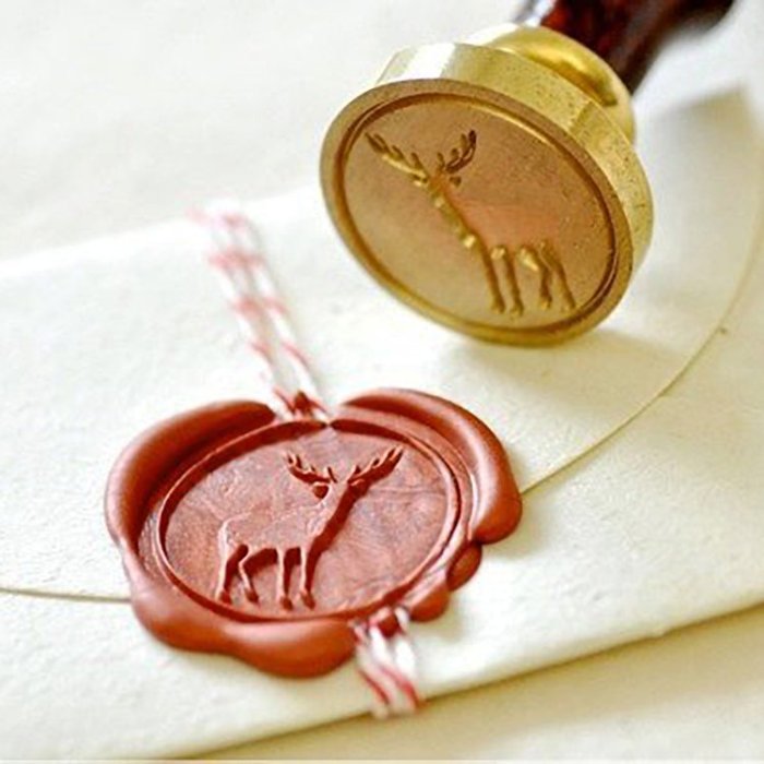 Deer Gold Plated Wax Seal Stamp