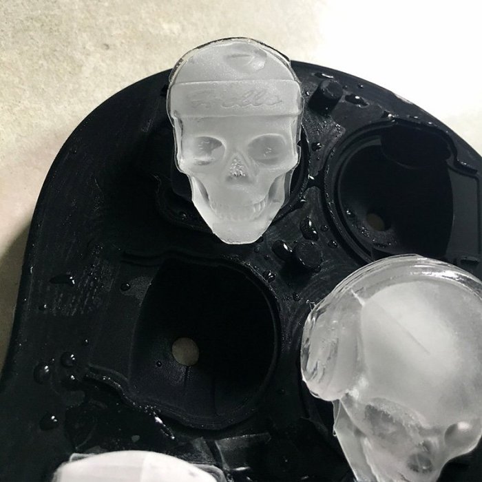 Bone Chilling Skull Ice Mold Set