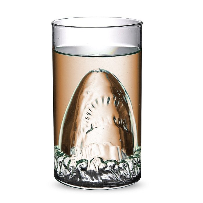 JAWS Shark Attack Glass