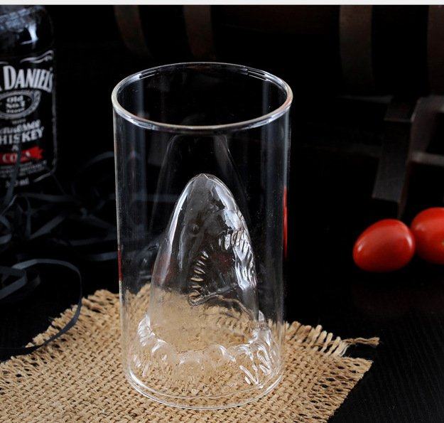 JAWS Shark Attack Glass