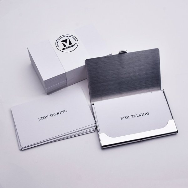 Stop Talking Cards Business Cards Personalized Cards