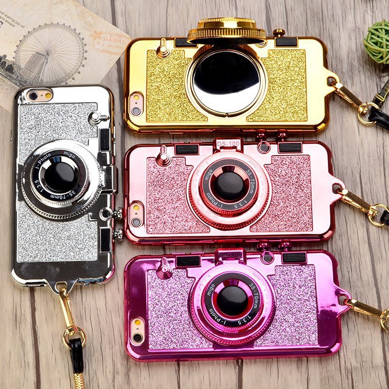 Glitter Camera iPhone Case
