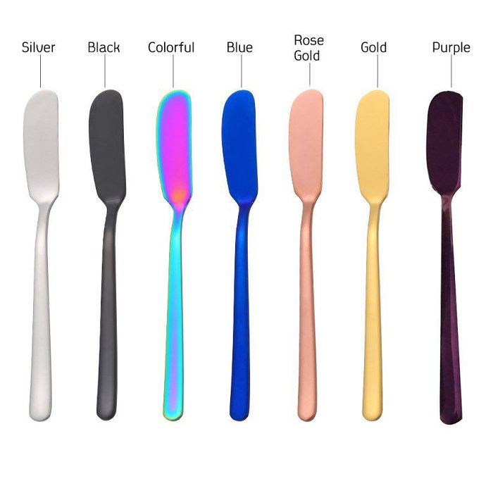 Spread Joy Butter Knife Spreader Colorful Stainless Steel Butter Knife