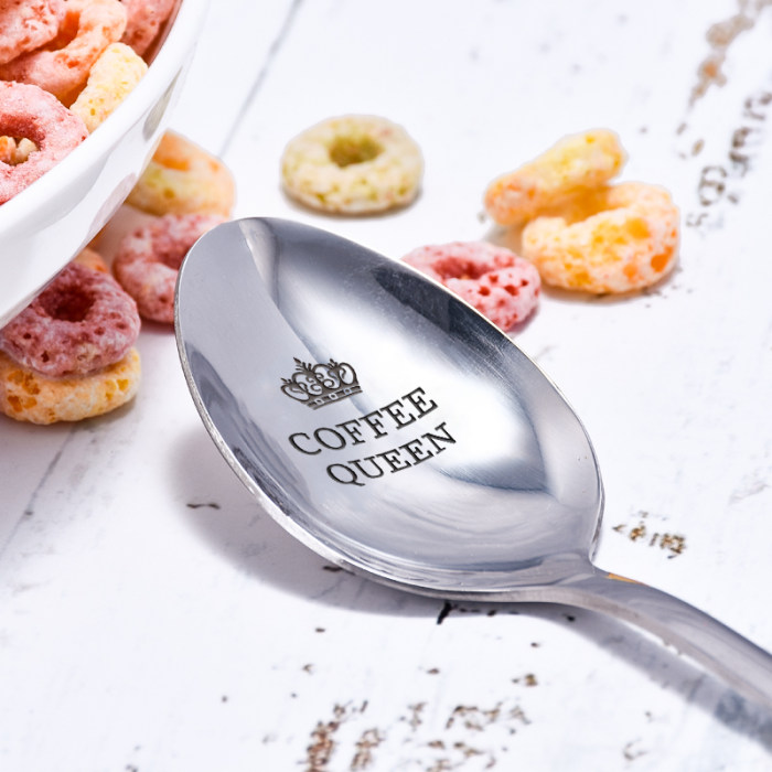 Coffee Queen Spoon Personalized Spoon