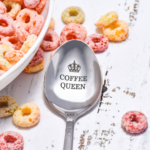 Coffee Queen Spoon Personalized Spoon