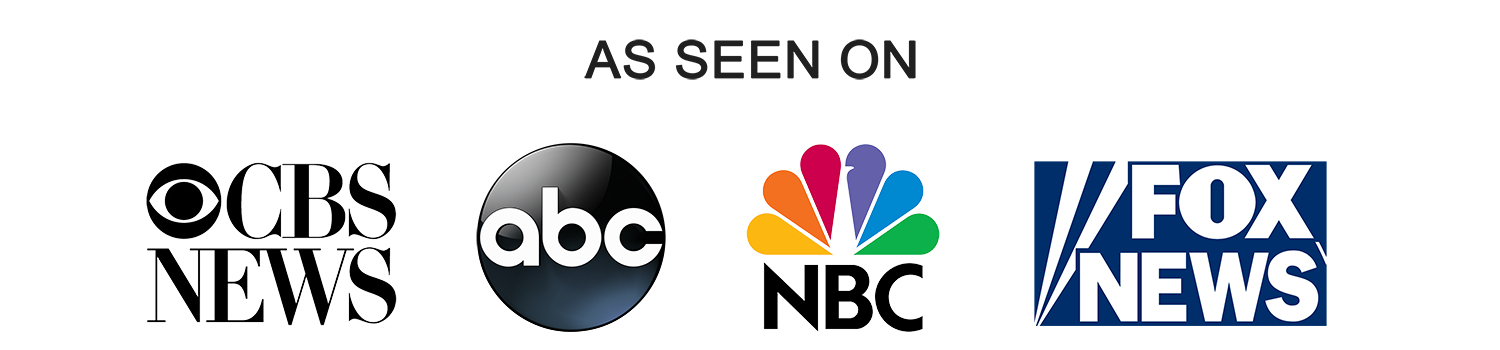 As Seen on NBC, CBS, ABC and FOX As Seen on NBC, CBS, ABC and FOX