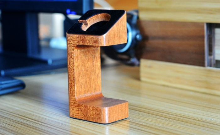 Wood Apple Watch Charger Stand