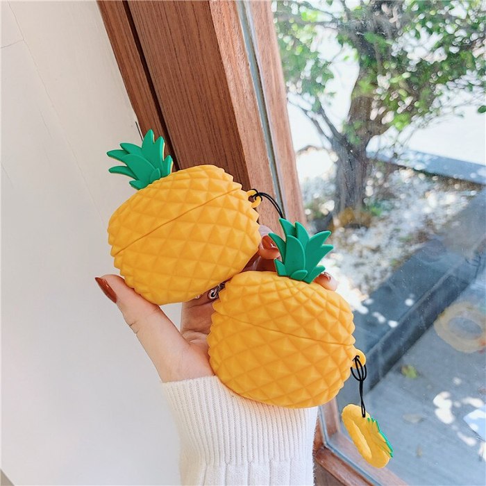 3D Pineapple Case For Airpods Pro 3 Case