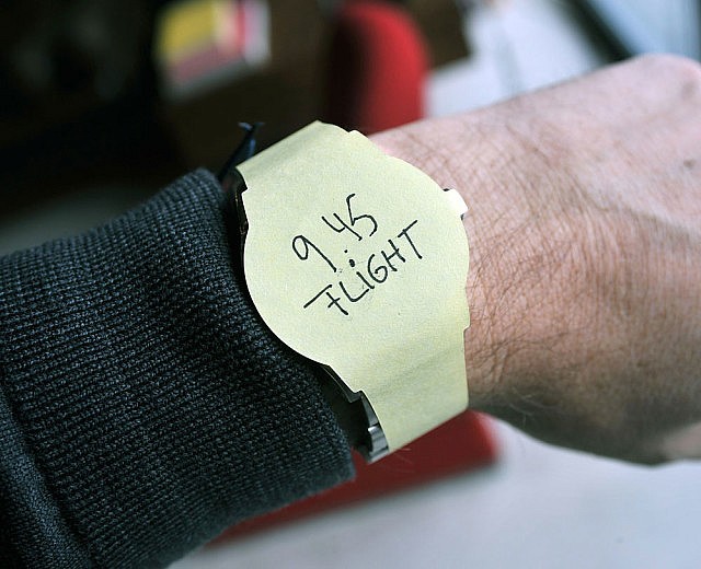 kandidat Continental vegetarisk Post-it Watch Sticky Note Wrist Watch 3 Packs Office Gadget Gift Ideas :  VEASOON