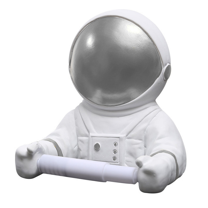 Astronaut Tissue Holder Paper Roller for Wall Bathroom Toilet Gifts for Home