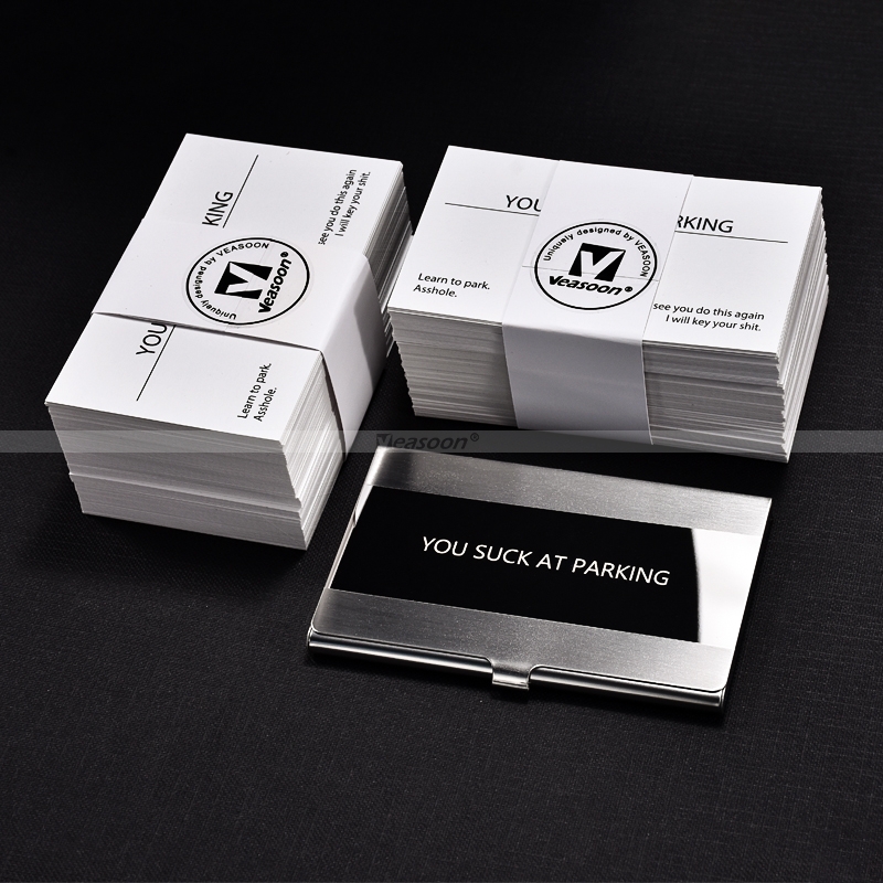 You Suck At Parking Cards Calling Cards Personalized Cards