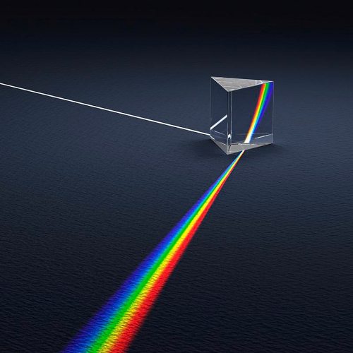 Rainbow Maker 5cm Optical Glass Triangular Prism Science Experiment Physics Light Teaching Kids Educational Toy