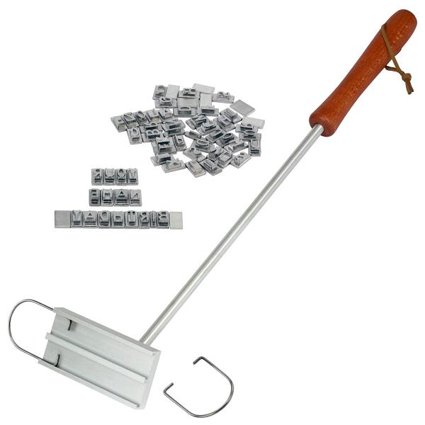 Customizable BBQ Steak Iron Name Branding Marking Stamp Barbecue Branding Tool