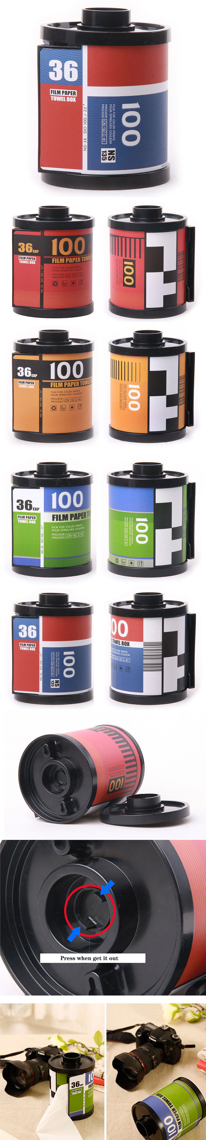 Classical-Film-Roll-Tissue-Dispenser-Holder-Tissue-Box-80s 