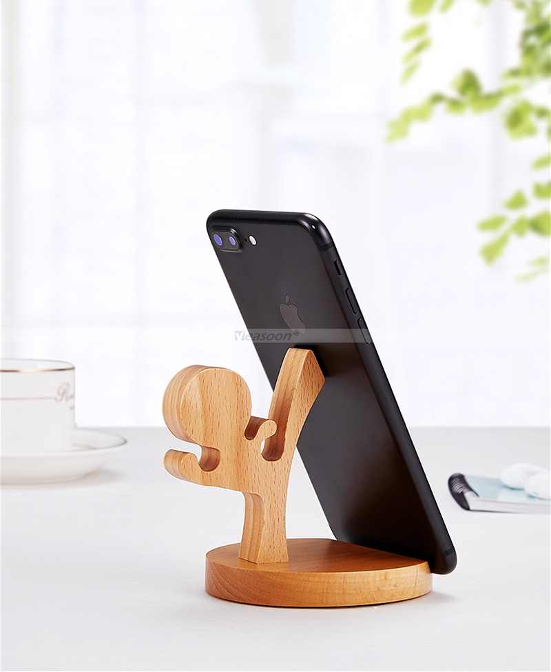 Ninja Kung Fu Smartphone Stand Wood Phone Dock Personalized iPhone Stand Custom Gifts Free Shipping : Veasoon