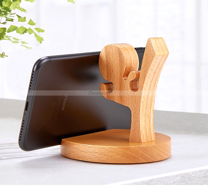 Ninja Kung Fu Smartphone Stand Wood Phone Dock Personalized iPhone Stand Custom Gifts Free Shipping : Veasoon
