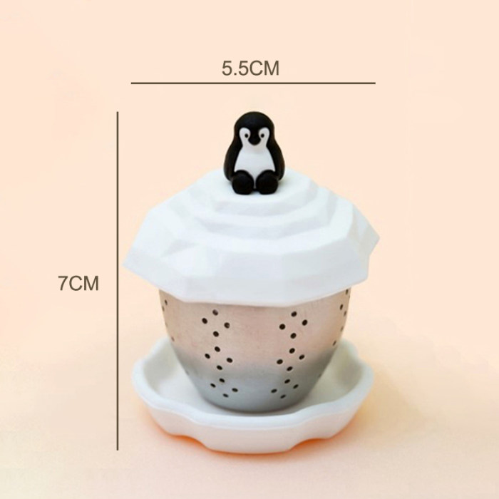 Penguin Tea Infuser Gift for Grandfather Te Maker 企鵝泡茶器 펭귄티메이커 ペンギンティーメーカーTetera de pingüino