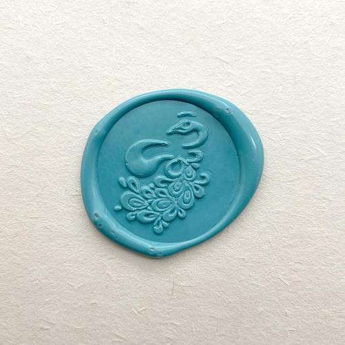 Peacock Wax Seal Stamp Kit - Peahen Sealing Wax Stamp - Sealing Wax Stamp - Wax Seal Stamp