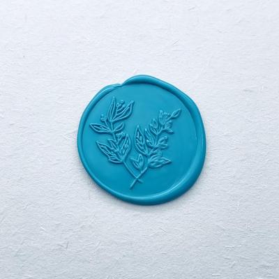 Leaves Wax Seal Stamp Kit - Wedding Invitation Sealing Wax Stamp Kits - Leaf Wax Stamp Paper Wooden Gift
