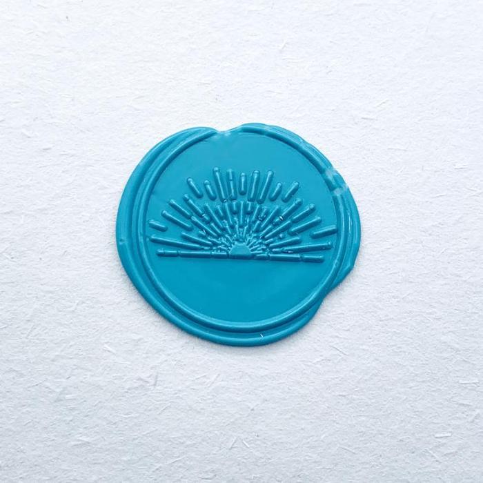 Sun Wax Seal Stamp Kit - Wedding Invitation Sealing Wax Stamp Kits - Sunshine Wax Seal Stamp