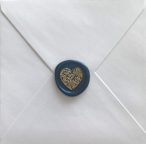 Floral Heart Wax Seal Stamp Personalized Wedding Gifts Valentine's Day Gift for Couple