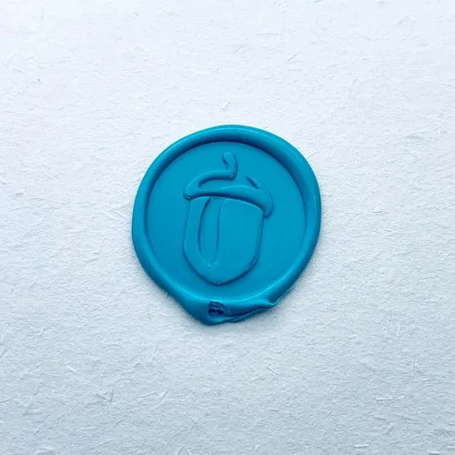 Hazelnut Wax Seal Stamp Kit - Chestnut Sealing Wax Stamp Kits - Nut Wax Seal Stamp - Wedding Invitation Seal Stamp