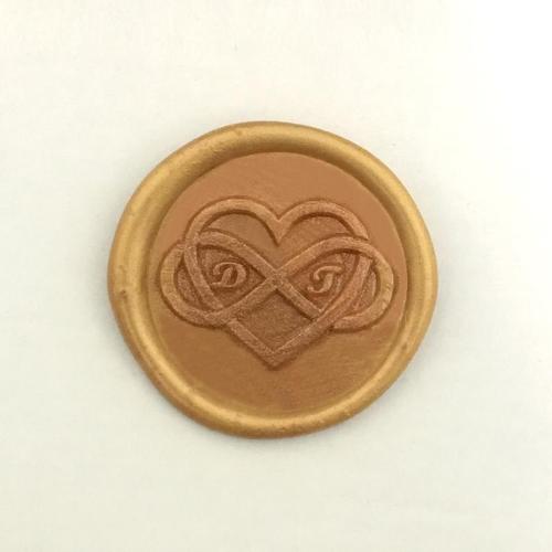 Valentines Day Wax Stamp,Infinity Love Custom Letter Wax Seal Stamp