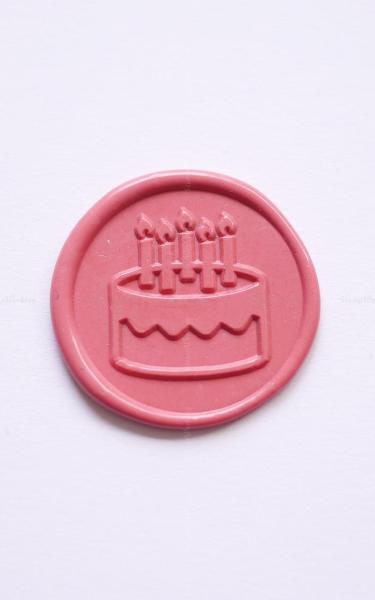 Birthday Cake Wax Seal Stamp - Baby Birthday Sealing Wax Stamp - Birthday Cake Package Wax Seal - Cake Topper Wax Seal - Wax Sealing Stamp