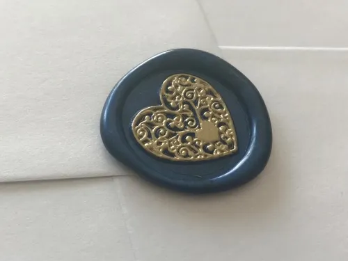 Floral Heart Wax Seal Stamp Personalized Wedding Gifts Valentine's Day Gift for Couple