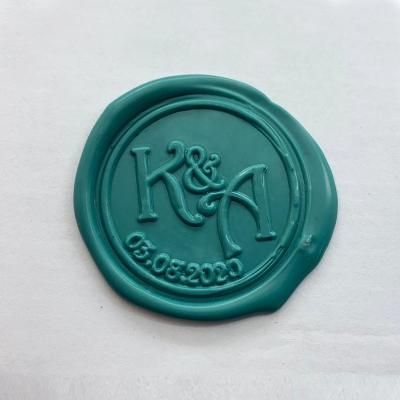 Wedding Wax Seal Stamp Kit - Wedding Invitation Sealing Stamp - Custom Wedding Wax Sealing Kit - Personalized Initials Invitation Seal Stamp