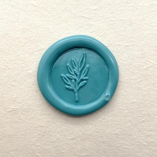 Leaf Wax Seal Stamp - Wedding Invitation Sealing Wax Stamp - Party Sealing Wax Stamp