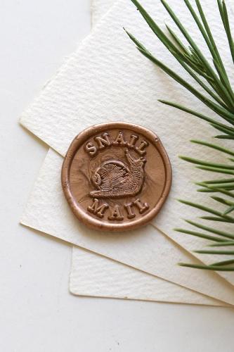 Snail mail wax Seal Stamp /envelop wax seal Stamp/Custom Sealing Wax Stamp/wedding wax seal stamp
